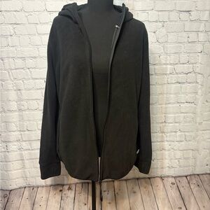 Calvin Klein Performance Charcoal Zip-Up Hoodie